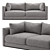 Narvik SOFT Sofa: Luxurious Comfort & Modern Design 3D model small image 1