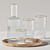 Elegant Glassware Set 3D model small image 3