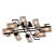 Elegant Ceiling Chandelier - Vitaluce 3D model small image 1