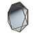 Vintage Metal Mirror Makita 3D model small image 3