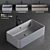 Ceramica Cielo Shui Ceramic Countertop Washbasin 3D model small image 1