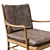 Vintage Danish Colonial Armchairs by Ole Wanscher 3D model small image 5