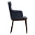 Porada Andy Dining Chair 3D model small image 3