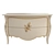 Sleek Trio Chest of Drawers 3D model small image 1