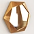 Elegant Reflective Calliope Mirror 3D model small image 2