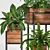 Green Oasis Planter Set 3D model small image 3