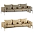 Elegant Lifesteel Sofa: Premium Comfort 3D model small image 4