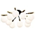 Elegant Freya Paolina Chandelier 3D model small image 1