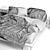 Modern Amelia Platform Bed: Urban Outfitters 3D model small image 5
