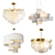 Impression Collection: Elegant Glass Chandeliers 3D model small image 1