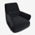 Modern Polygon Armchair 3D model small image 7