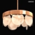 Elegant Glassy Chandelier by Romatti 3D model small image 1
