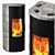 Bono Xtra: Stylish Oval Fireplace 3D model small image 1