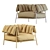 Stylish Armchair: Tirella by Bonaldo 3D model small image 5