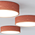 Elegant Vivien LED Fabric Ceiling Lamp 3D model small image 4