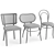 GTV Design 3-Chair Set 3D model small image 2