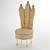 Princess Dreams Armchair 3D model small image 2