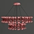 Elegant Marianna Chandelier 3D model small image 3