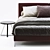 Stylish Maxalto Selene Bed 3D model small image 3