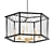Frame-Inspired Pendant Lamp 3D model small image 1