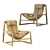 Comfy Italian Armchair 3D model small image 5