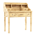 Classic Oak Writing Desk 3D model small image 1