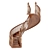 Wooden Spiral Staircase 3D model small image 1