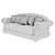 Kind Style Chesterfield Sofa: Classic Elegance for Your Home 3D model small image 3