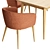 Modern Torino Chair: Tate Walnut Extendable Dining Table 3D model small image 3