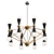 Elegant Caracas Chandelier 3D model small image 1
