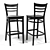 Sleek FameG Barstools Set 3D model small image 4