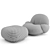 Modern Pacha Lounge Chair: Sleek Comfort with Armrest 3D model small image 4