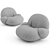 Modern Pacha Lounge Chair: Sleek Comfort with Armrest 3D model small image 9