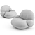 Modern Pacha Lounge Chair: Sleek Comfort with Armrest 3D model small image 10