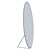 Elegant Oval Metal Frame Mirror 3D model small image 5