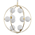 Lampatron Luncur: Stylish Sphere Pendant 3D model small image 1