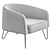 Regal Queen Armchair 3D model small image 5
