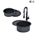 Versatile Sink Collection: 6-in-1 Design 3D model small image 11