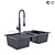 Versatile Sink Collection: 6-in-1 Design 3D model small image 13