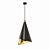 Elegant Pendant Light: W 25cm x H 70cm 3D model small image 5