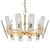 Sleek Glass Pendant Light 3D model small image 1