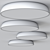 MEGA LED Ceiling Lamp by Faro Barcelona 3D model small image 2