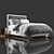 Avalon Storage Bed: Stylish and Functional 3D model small image 1