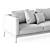 Modern Elegance: Flexform Atlante Sofa 3D model small image 5