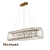 Title: Divinare Megan Crystal Chandelier 3D model small image 1