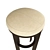 Sleek and Sturdy Bar Stool 3D model small image 2