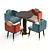 Mezzo Ashby-Gordon: 3Dmax Vray Render Furniture 3D model small image 2