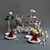 Oceanic Delight: Oyster Table Setting 3D model small image 1