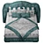 Elegant Smeraldo Zanaboni Bed 3D model small image 2