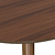 Phoenix Oak Dining Table 3D model small image 4